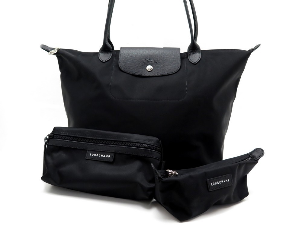 longchamp noir le pliage