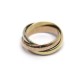 BAGUE CARTIER TRINITY MM B4052700 TAILLE 52 OR JAUNE BLANC ROSE GOLD RING 1290€