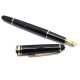 VINTAGE STYLO PLUME MONTBLANC MEISTERSTUCK CLASSIQUE RESINE NOIR BLACK PEN 505€