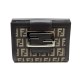 NEUF PORTEFEUILLE FENDI FOGLIO TUBE 8M0035 TOILE CUIR MARRON + BOITE WALLET 395€