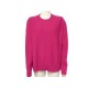 NEUF PULL ERIC BOMPARD COL ROND MO2161 T44 L EN CACHEMIRE FUSHIA 4 FILS 390€