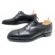 CHAUSSURES CHURCH'S DIPLOMAT 8.5F 42.5 RICHELIEU EN CUIR NOIR BLACK SHOES 620€