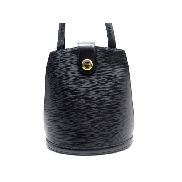 SAC A MAIN LOUIS VUITTON CLUNY CUIR EPI NOIR BLACK LEATHER SHOULDER HANDBAG 990€