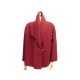 MANTEAU HERMES PALETOT CACHEMIRE ROUGE TOMETTE 