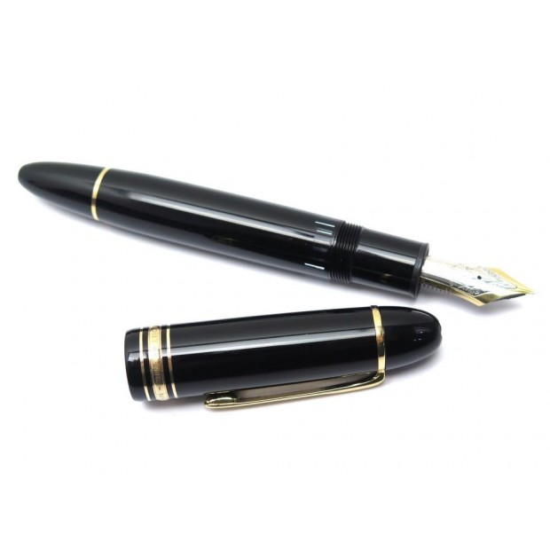 STYLO PLUME MONTBLANC MEISTERSTUCK 149 A PISTON 10575 RESINE NOIR BLACK PEN 765€