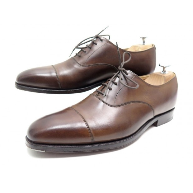 NEUF CHAUSSURES CROCKETT & JONES HALLAM 6.5E 40.5 RICHELIEU EN CUIR SHOES 515€