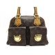 SAC A MAIN LOUIS VUITTON MANHATTAN PM TOILE MONOGRAM MARRON CANVAS HANDBAG 1400€