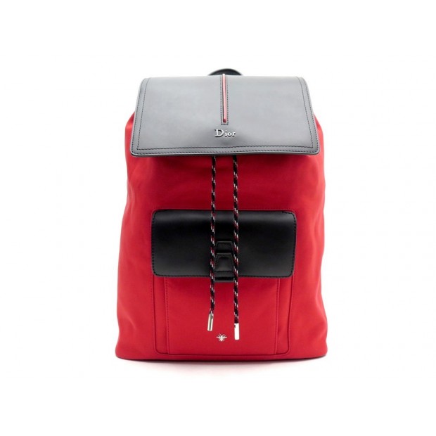 NEUF SAC A DOS DIOR HOMME MOTION 1MOBA062XVO NYLON ROUGE NEW RED BACKPACK 900€