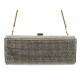 NEUF POCHETTE DANIEL SWAROVSKI CLUTCH EN CUIR ET CRISTAUX DORE HAND BAG 899€