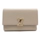 NEUF PORTEFEUILLE LOUIS VUITTON COMPACT CAPUCINES M62159 CUIR TAUPE WALLET 600€