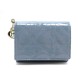 NEUF PORTEFEUILLE CHRISTIAN DIOR LADY S0200OVRB EN CUIR VERNI BLEU CANNAGE 460€