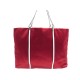 NEUF SAC A MAIN PRADA BN0009 EN SATIN ROUGE NEW RED SHOULDER HAND BAG 650€