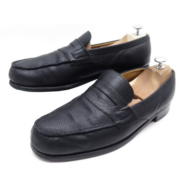 NETTOYAGE CHAUSSURES JM WESTON 180 CUIR LEZARD NOIR 