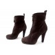CHAUSSURES GUCCI 203013 BOOTS FOURREES A TALONS 38.5C 39 FR BOTTINES DAIM 850€