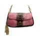 SAC PRADA CUIR PYTHON ROSE 