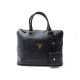 NEUF SAC A MAIN PRADA EN CUIR GRAINE NOIR NEW BLACK LEATHER HAND BAG PURSE 2200€