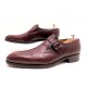 CHAUSSURES JM WESTON MONK STRAP SOULIERS A BOUCLE CUIR BORDEAUX 7D 41 BOITE 760€