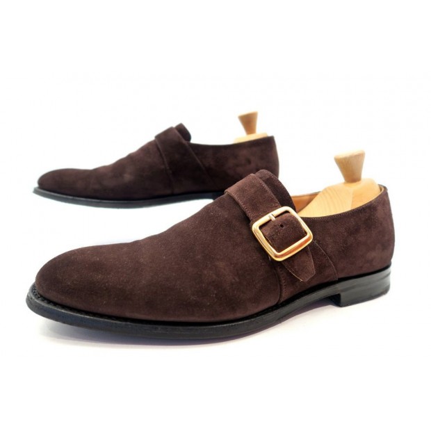 CHAUSSURES CHURCH'S WESTBURY SOULIERS A BOUCLE 8.5F 42.5 DAIM + EMBAUCHOIRS 590€