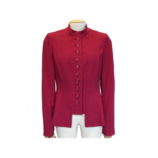 NEUF VESTE CHRISTIAN DIOR OFFICIER M 40 JOHN GALLIANO ROUGE NEW RED JACKET 1600€