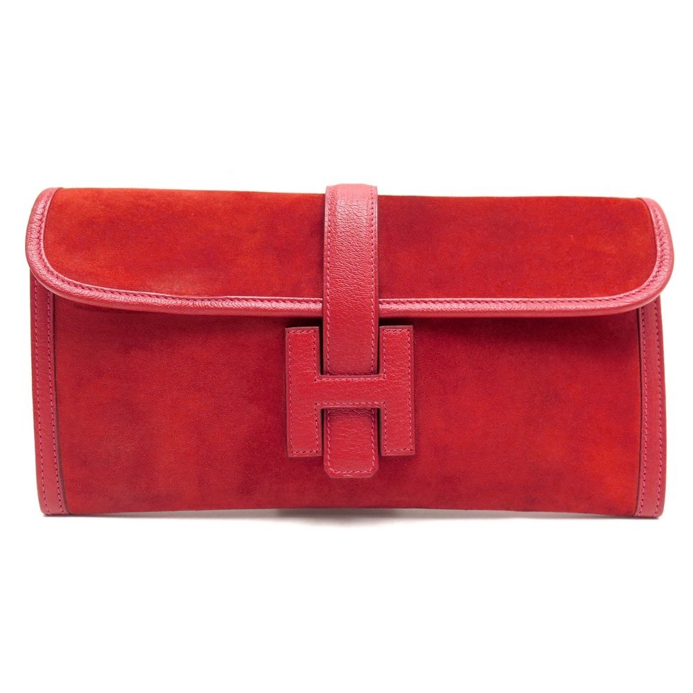 pochette hermes jige elan 29 en cuir 