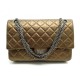 SAC CHANEL 2.55 CUIR DORE 