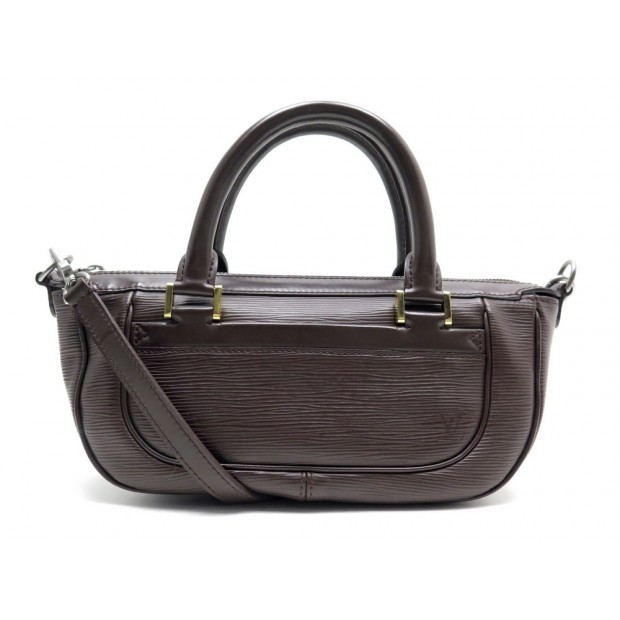 SAC A MAIN LOUIS VUITTON DHANURA PM BANDOULIERE EN CUIR EPI MARRON HANDBAG 1040€