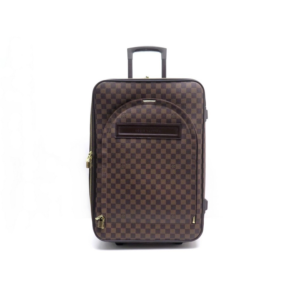 Louis Vuitton Pegase 55 Suitcase Bag Damier Ebene w/ Dust bag