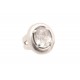 BAGUE HERMES BOELDIEU T 53 EN ARGENT MASSIF ET TOPAZE 19.2GR + BOITE SILVER RING