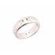 BAGUE HERMES ALLIANCE H T 51 EN OR BLANC 18K 6.6GR + ECRIN WHITE GOLD RING 1350€