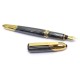 STYLO PLUME CARTIER COUGAR 1992 ST130004 TITANE & OR TITANIUM FOUNTAIN PEN 900€