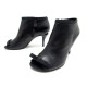 NEUF CHAUSSURES CHANEL BOTTINES G26709 BOUTS OUVERTS NOEUD LOW BOOTS 1100€