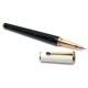 STYLO BILLE MONTBLANC INGRID BERGMAN LA DONNA 104906 ROLLERBALL RESINE NOIR 690€