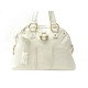 SAC A MAIN YVES SAINT LAURENT MUSE MM CUIR BLANC 