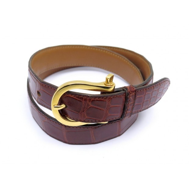 hermes crocodile belt