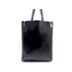 NEUF SAC A MAIN CELINE SMALL GUSSET CABAS ZIPPER CUIR NOIR LEATHER HANDBAG 1465€