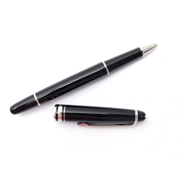 STYLO ROLLER MONTBLANC MEISTERSTUCK CLASSIQUE RESINE NOIR PALLADIUM 