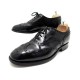 CHAUSSURES CHURCH'S BURWOOD RICHELIEU BOUT FLEURI 8G 42 CUIR NOIR SHOES 620€