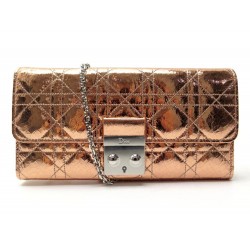 NEUF PORTEFEUILLE CHRISTIAN DIOR MISS RENDEZ-VOUS LONG WALLET ON CHAIN 1120€