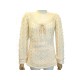 NEUF PULL LOUIS VUITTON TRICOT M 40 LAINE ET CACHEMIRE ECRU WOOL CASHMERE 1300€