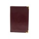 PORTEFEUILLE MUST DE CARTIER EN CUIR BORDEAUX WALLET CARD CASE LEATHER 310€