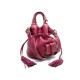 SAC A MAIN LANCEL PREMIER FLIRT PM A04590 BANDOULIERE EN CUIR GRAINE FUSHIA 725€