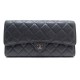 NEUF PORTEFEUILLE CHANEL TIMELESS CUIR CAVIAR GRIS NEW GREY LEATHER WALLET 980€