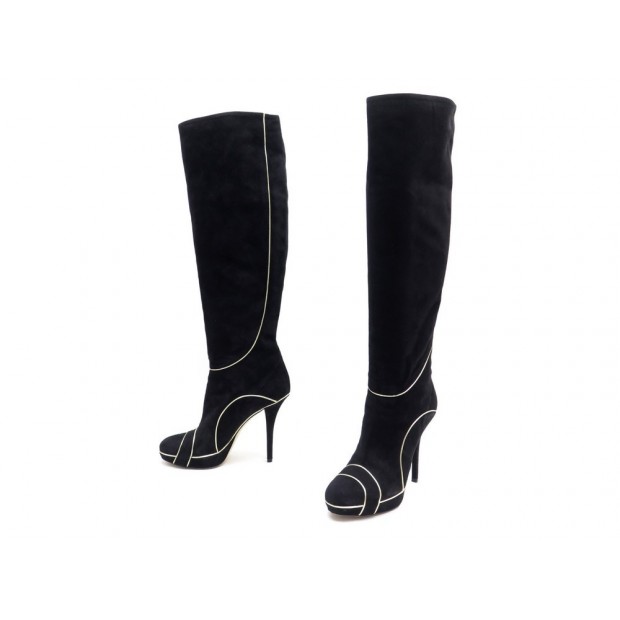 NEUF BOTTES DIOR DAIM NOIR 