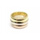 BAGUE CARTIER LOVE ME 3 ANNEAUX OR BLANC ROSE JAUNE 18K 48 + BOITE RING 2300€