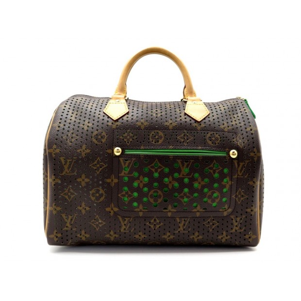 NEUF SAC A MAIN LOUIS VUITTON SPEEDY 30 PERFORE EN TOILE MONOGRAM HAND BAG 1120€