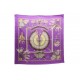 NEUF FOULARD HERMES BRAZIL CARRE EN SOIE VIOLET NEW PURPLE SILK SCARF 350€