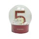 NEUF BOULE A NEIGE CHANEL NUMERO 5 GRAND MODELE ROUGE RECHARGEABLE USB SNOWBALL