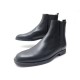 NEUF BOTTINES HERMES SOLFERINO 44 CUIR NOIR 