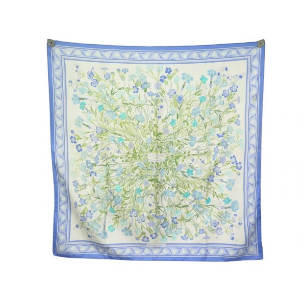 FOULARD HERMES OEILLETS SAUVAGES ET AUTRES CARYOPHYLLEES CARRE SILK SCARF 370€