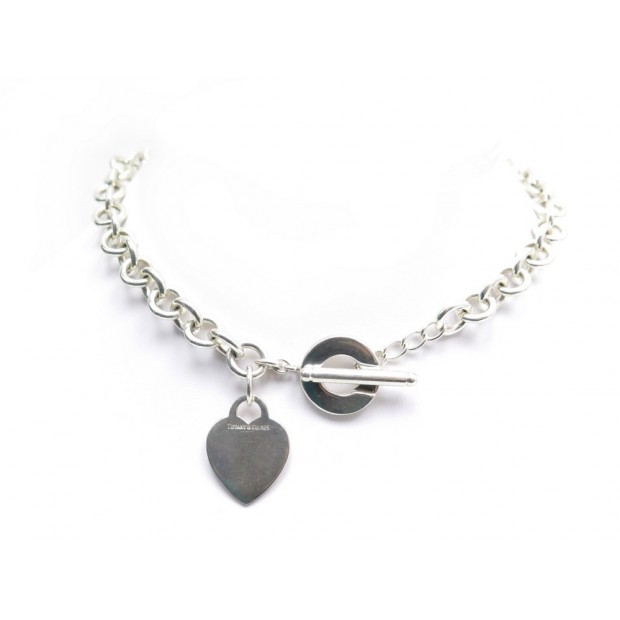 NEUF COLLIER TIFFANY RETURN TO EN ARGENT 925 NECKLACE
